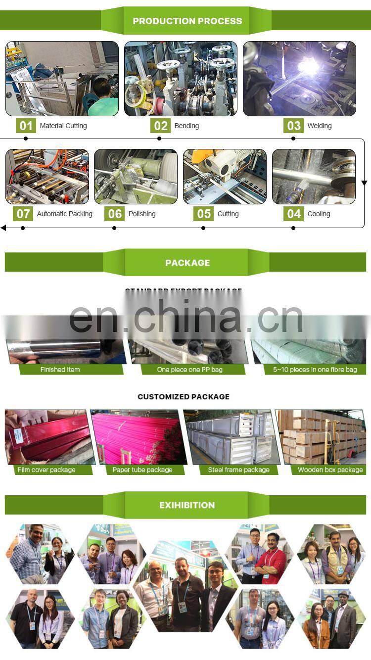 Hot sale 304 stainless steel slotted railing pipes square grooved slot tube pipe