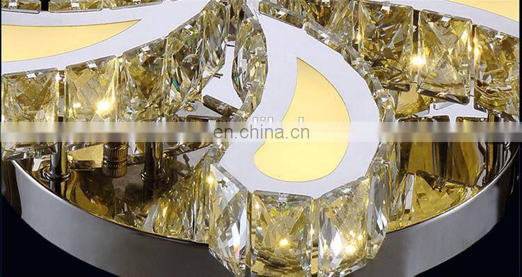 LED round crystal living room lights modern luxury ceiling lighting network lighting