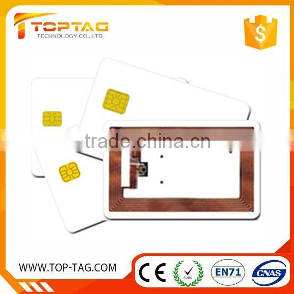 Printable SLE4442 Blank White Contact IC Card