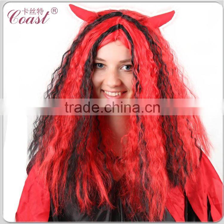 cheap halloween fake curly hair manufacturer
