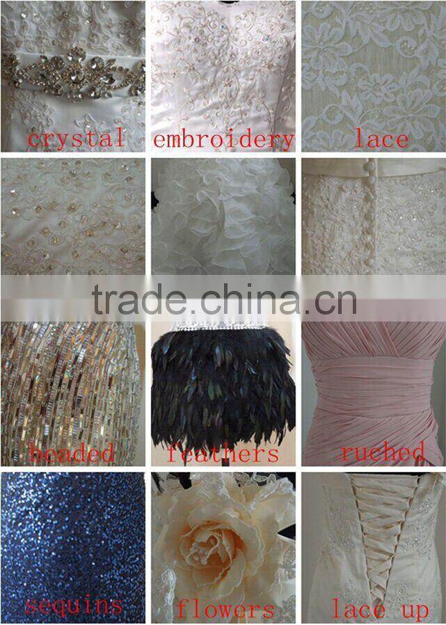 High Quality Beautiful Orange Long Sleeve Beaded Tulle Ball Gown Arabic Wedding Dress Hijab