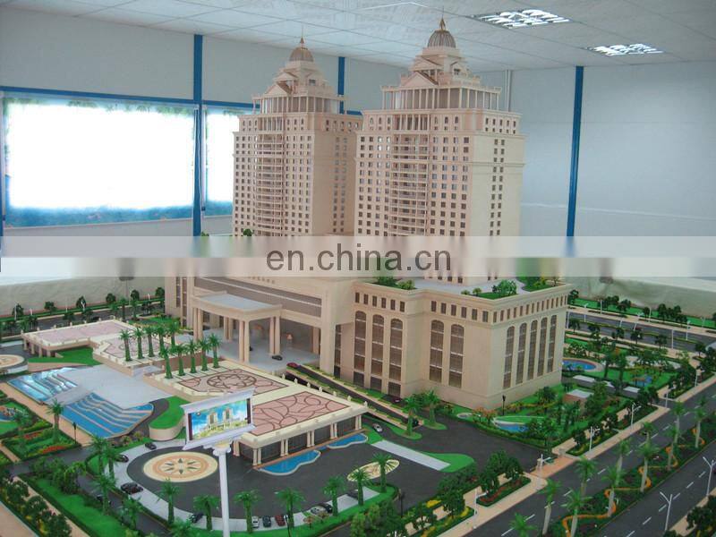 Miniature 3d building model , maquette office custom made scale models