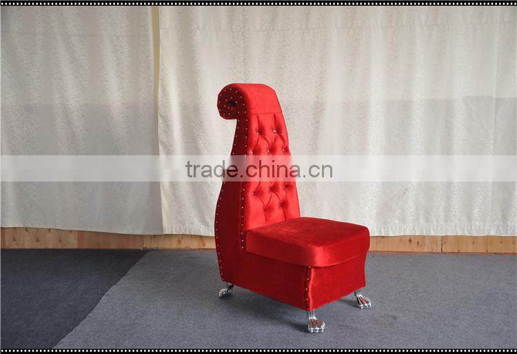 Country style fabric living room sofa chair