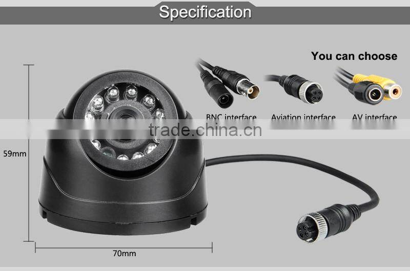 Car Surveillance Camera System 24Pcs LED Night Vision Infrared MINI Plastic Dom Sony CCTV Camera