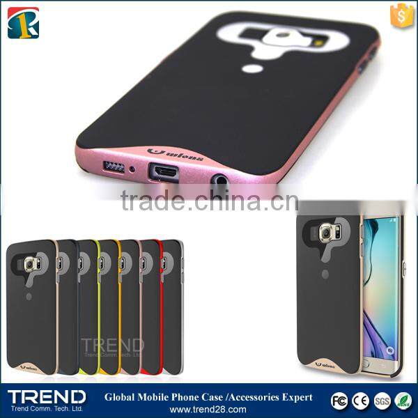china supplier protective back cover for Samsung galaxy S6 edge plus