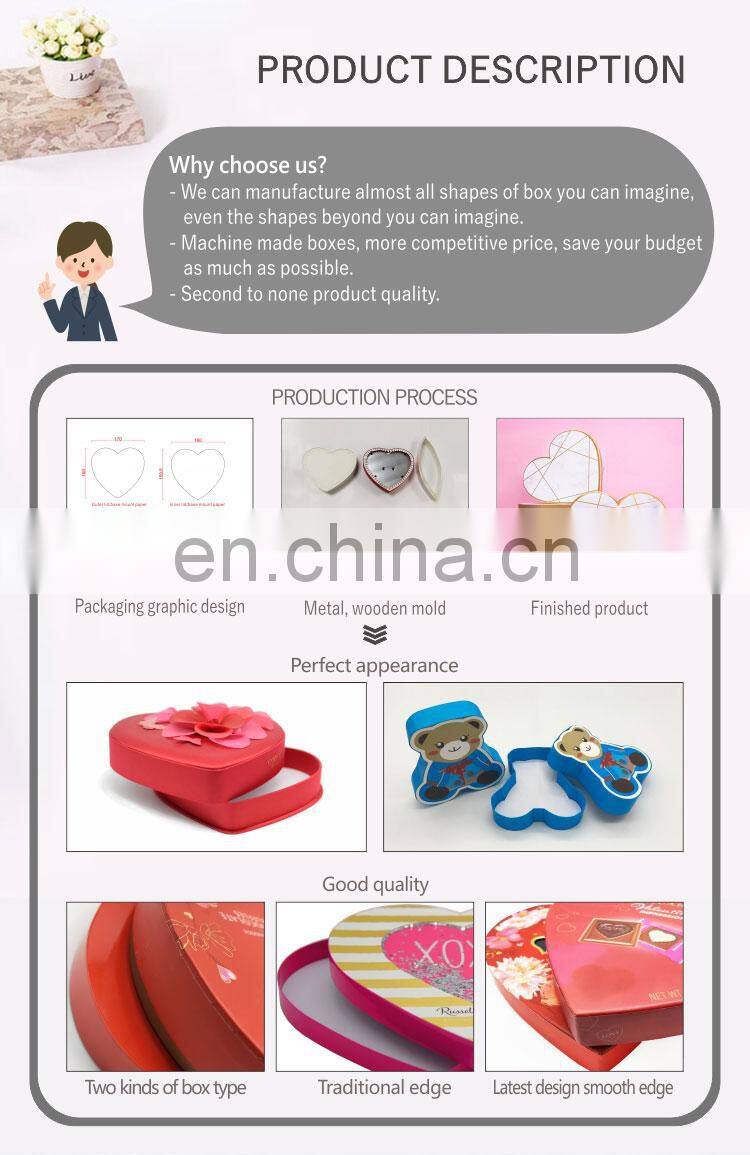 Christmas Tree Shaped Paper Cardboard Chocolate Gift Box With Light