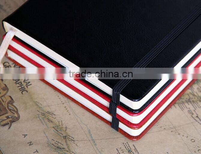 cheap hardcover book notebook with Elastic cord office book students book