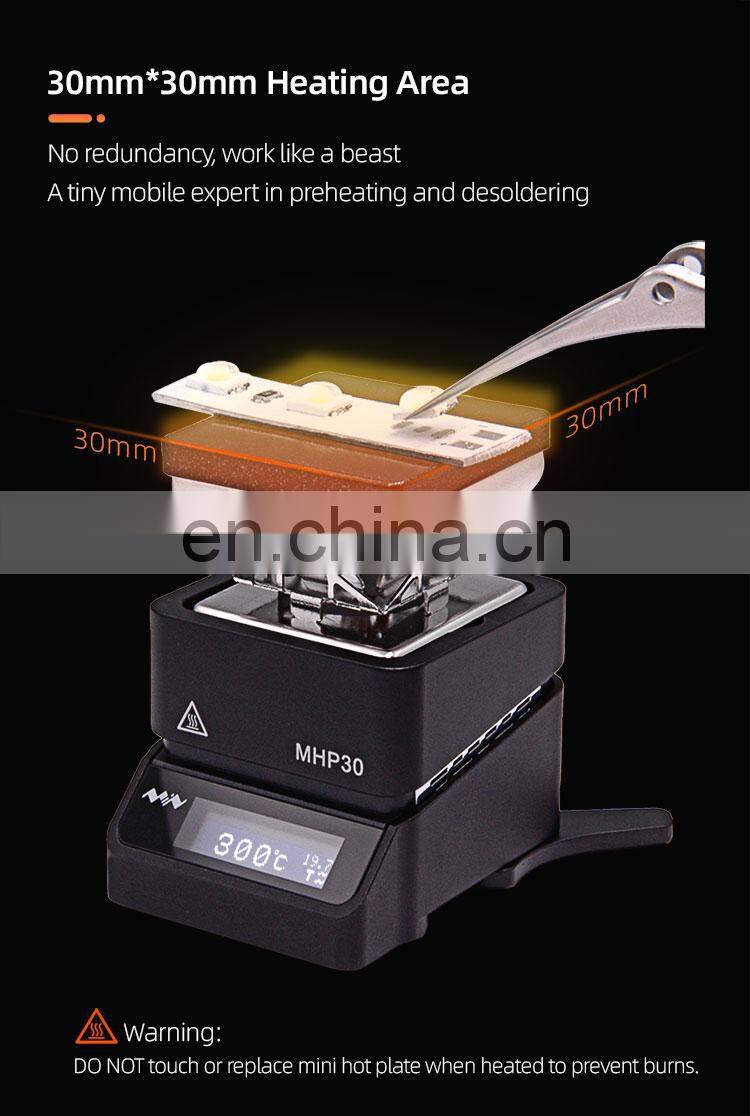 MHP30 PD Digital Mini Hot Plate Constant Temperature Preheater Station For Phone Disassembly (PD)