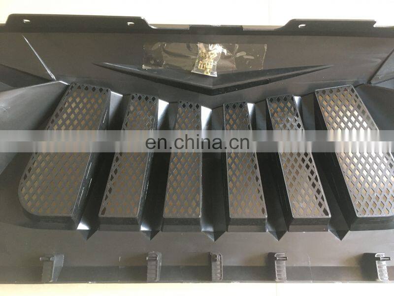 J380 New Car Grills for Jeep for Wrangler JK Grill Black ABS Material lantsun