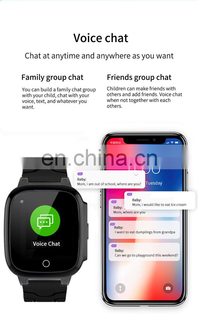 2022 amazon elderly gps tracker body temperature thermometer Fall Down Detection Smartwatches for elderly