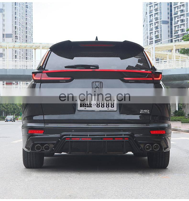 Runde Perfect Fitment Kits For 20-21 Honda Breeze LT Black Warrior Sports Body Kit Front Lip Side Skirts Rear Lip Tail Pipes