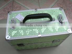 2013 new design tattoo cases ,tattoo equipment cases ,Aluminum tattoo cases , Cosmetics case with mirror and tray ,beauty case