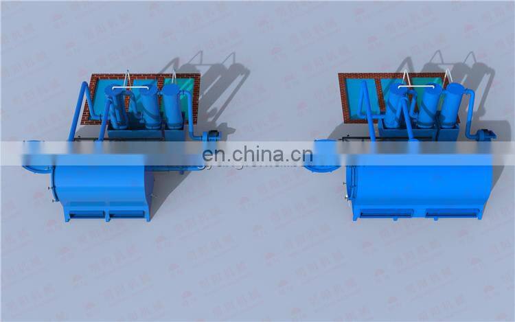 Environmental Friendly BBQ Charcoal Hardwood Charcoal Sawdust Briquette Charcoal Making Machine Carbonization Furnace