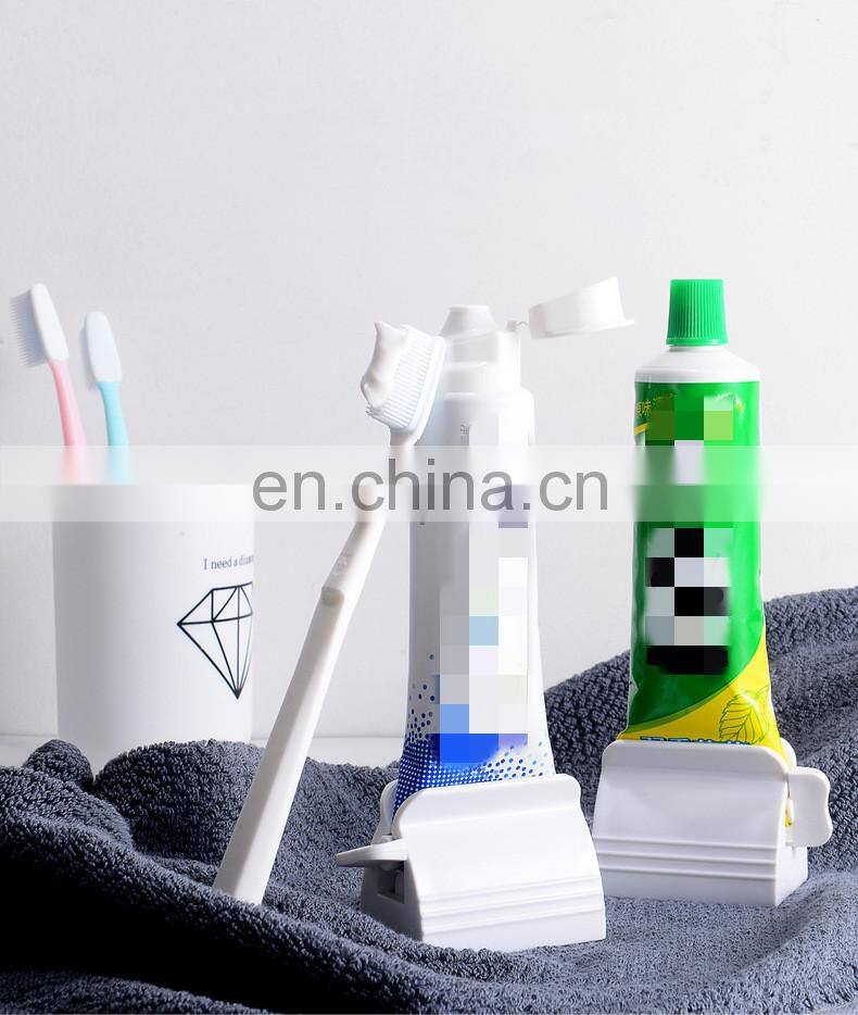 Multifunction Toothpaste Tube Squeezer Squeezer Toothpaste Easy Portable Plastic Dispenser Bathroom accessories