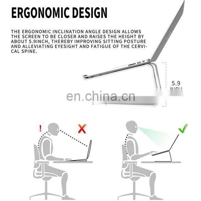 Amazon Portable Aluminum Notebook Computer Laptop Stand for Home and Office