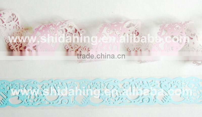 Paper lace trim,DIY decorative paper lace trim