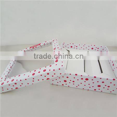 2014 new custom gifts & crafts cardboard box with clear window