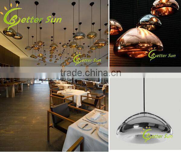 Modern Glossy Decorative Hanging Glass Pendant Light