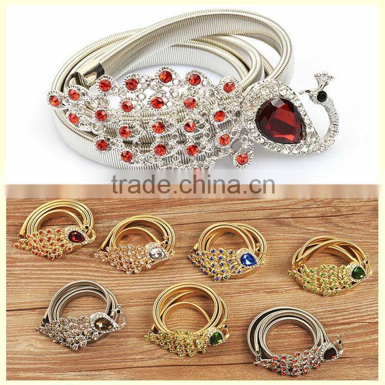 Wholesale jewelry manufacturer waist chains peacock belly chains