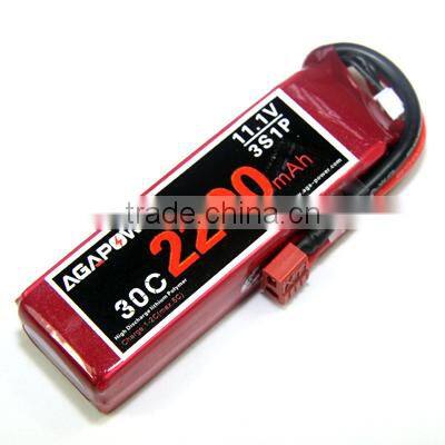 Lipo RC battery 3S 11.1V 2200mAh 30C for RC Airplane/Helicopte/Car/Boat Model