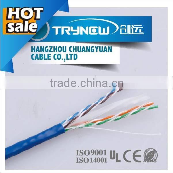 FREE SAMLE!!! 14 years experienced factory 1000ft 4 pairs 24awg network cat5e utp cable