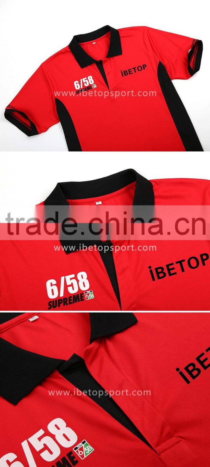 Custom high quality wholes polo shirt 100% cotton