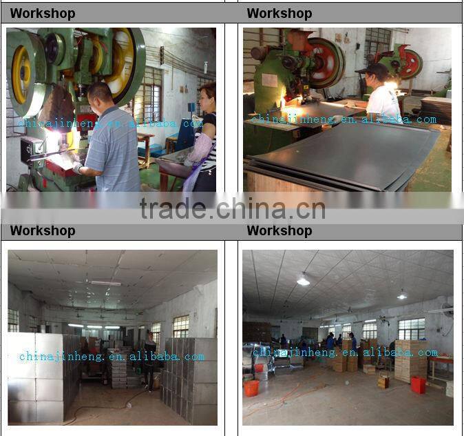 Metal cooler with lid