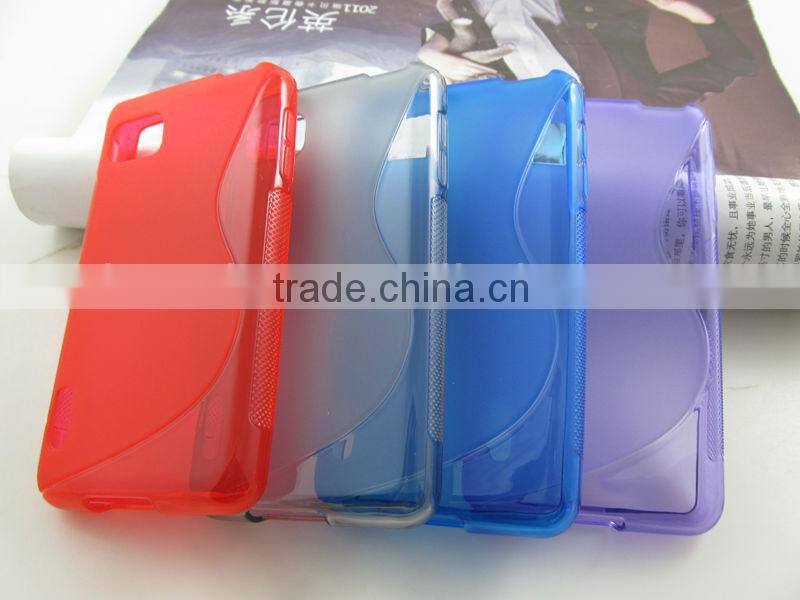 for LG VM720 cell phone case LS720 wave curve