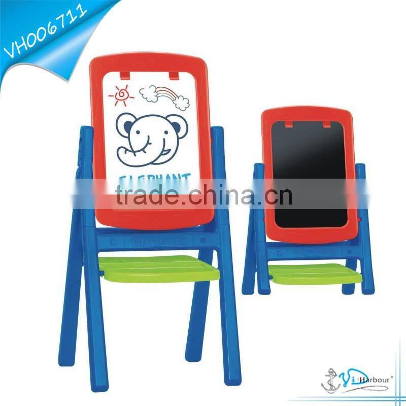 Hot Magnetic White and Black Painting Board Stand