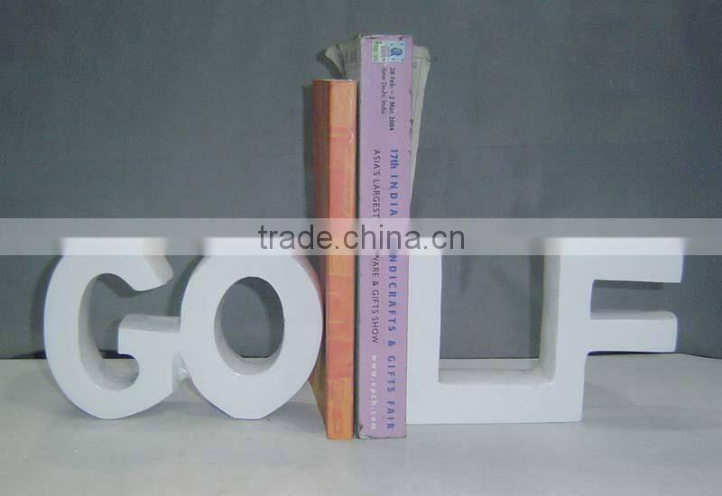 Aluminum Read bookend, Library Bookend, Decorative Bookends