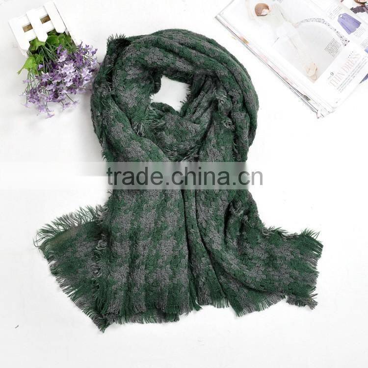 New Arrvial Wool Houndstooth Winter Women Shawls