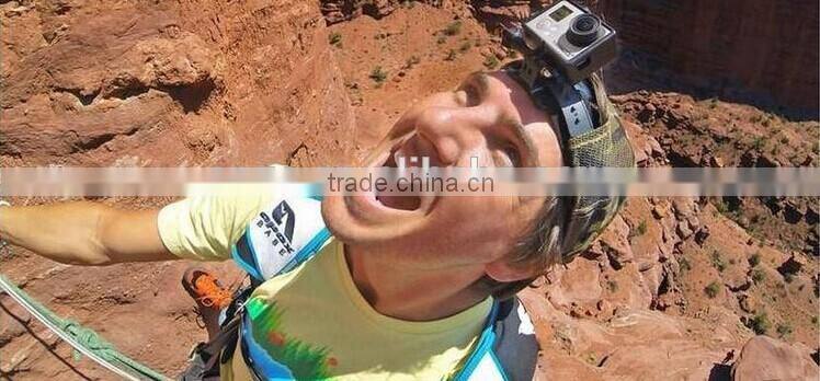 Elastic Adjustable Head Strap with Antislide Glue for Go pro HD He ro 3 2 1 Accessories