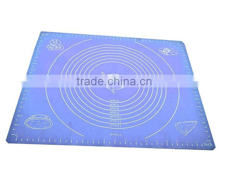 Silicone Work Rolling Baking Mat with Measurements