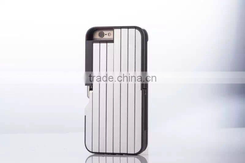 Selfie Stick Case Cover Build in Bluetooth Remote Shutter for iphone 6 6 plus