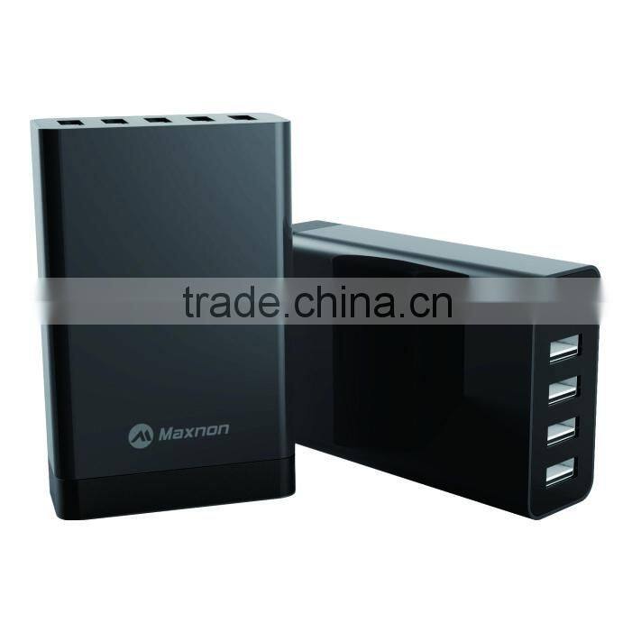 High speed 5 port uk cellphone charger