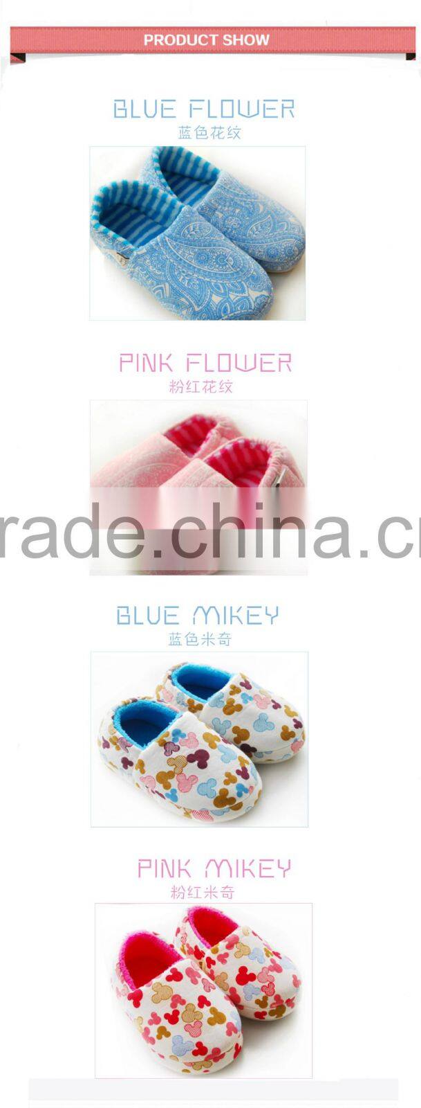 2015 Fashion colorful soft warm cotton children of shoes