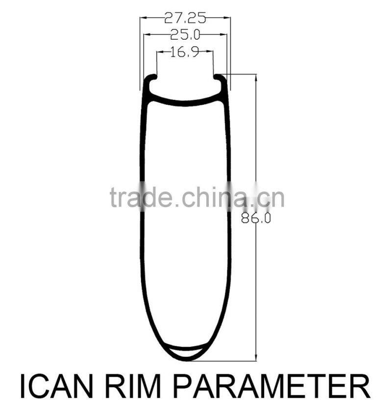 Powerway R13 hub carbon road rims 700C Bike Road Carbon wheels UD Matt carbon road bike whels with ICAN logos W86C