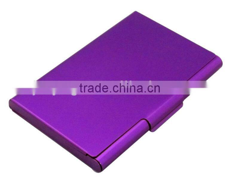 2015 wholesales coloful metal card case