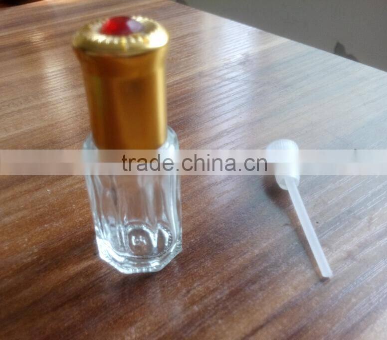 Cap with Brush Sealing Type 5ml Glass Material glass bottles for oil