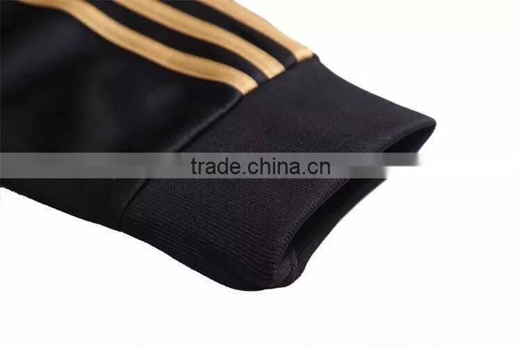 Juventus Black sportwear man jacket factory for varsity jacket wholesale