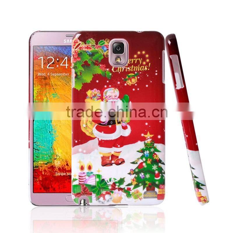 Best price mobile shell for galaxy note 3 custom case(promotional christmas gifts)