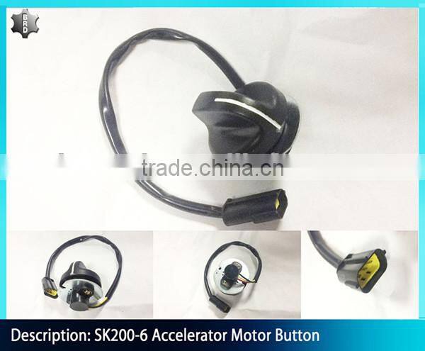 SK200-6 Excavator Throttle Motor Button