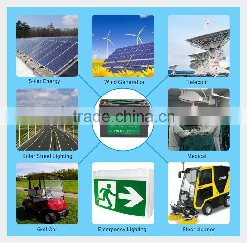 Popular promotional 12V 100Ah solar energy storage battery