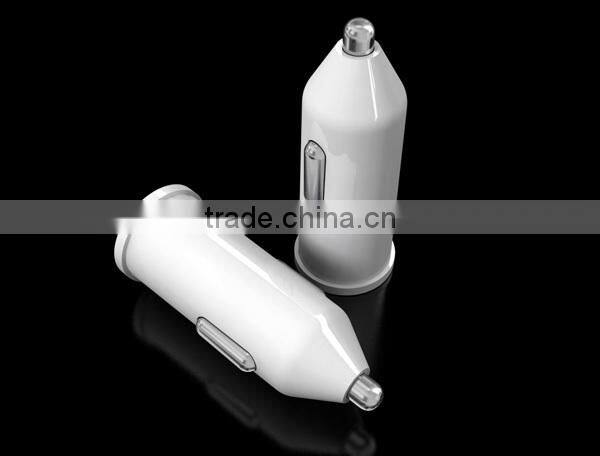 Hot Selling Universal Mobile Car Charger 1 USB with 5V 2.1A