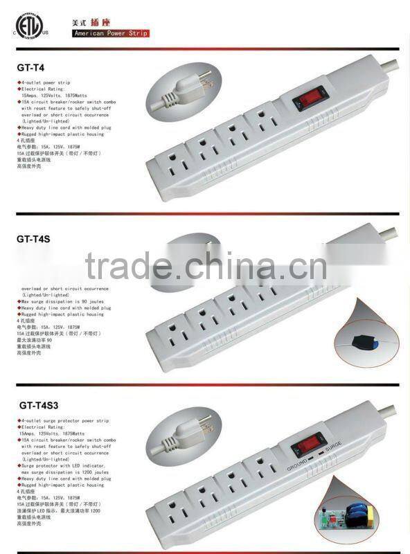 GT-T6S3 American Power Strip outlet power strip
