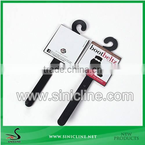 Sinicline Competitive Price Black belt plastic hanger