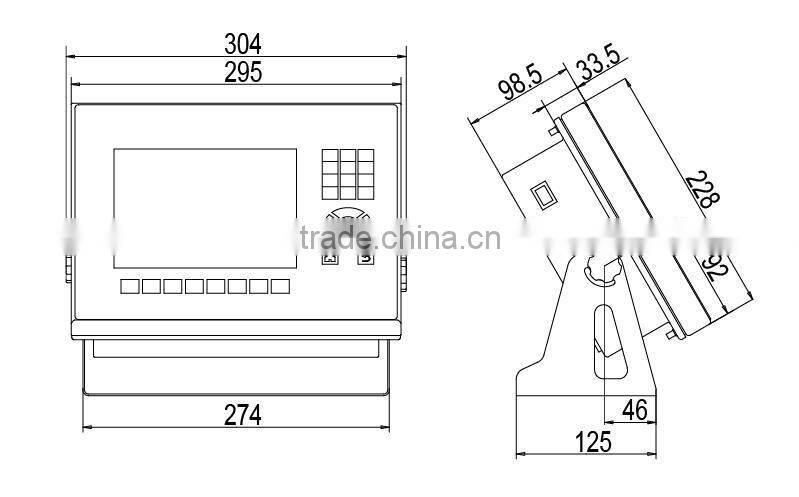 Truck scale weighing indicator XK3190-DS9