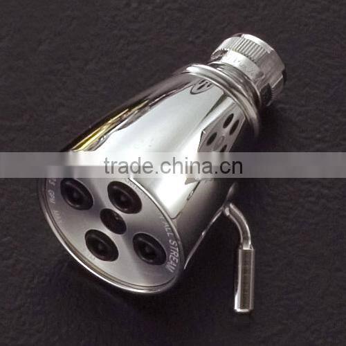 Plastic Head/8 jet Brass Shower Head