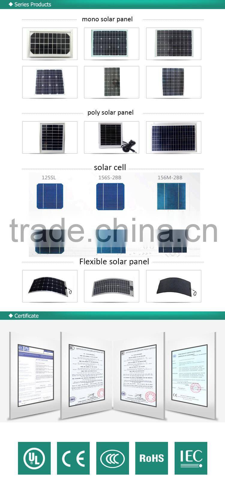 China manufacturer mono and poly price per watt solar panel 10w