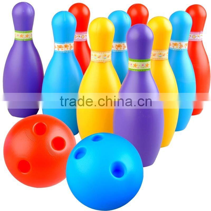 Lovely plastic cartoon bowling ball toy